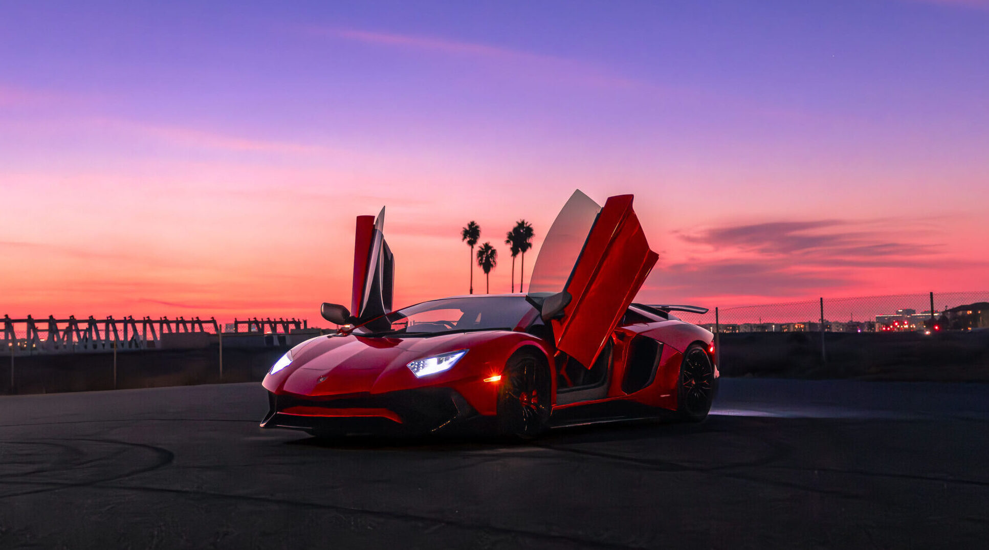 Lamborghini Aventador SV Luxury Car Rental in Orange County and Southern California